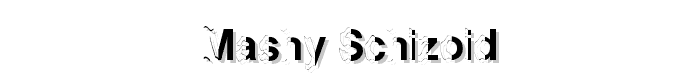 mashy Schizoid font